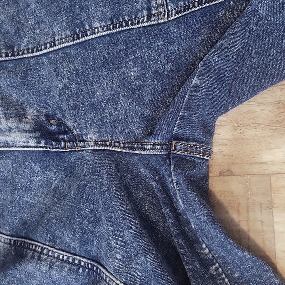 Time & Tru Acid Wash Utility Jeans Size 18 - Picture 3 of 5